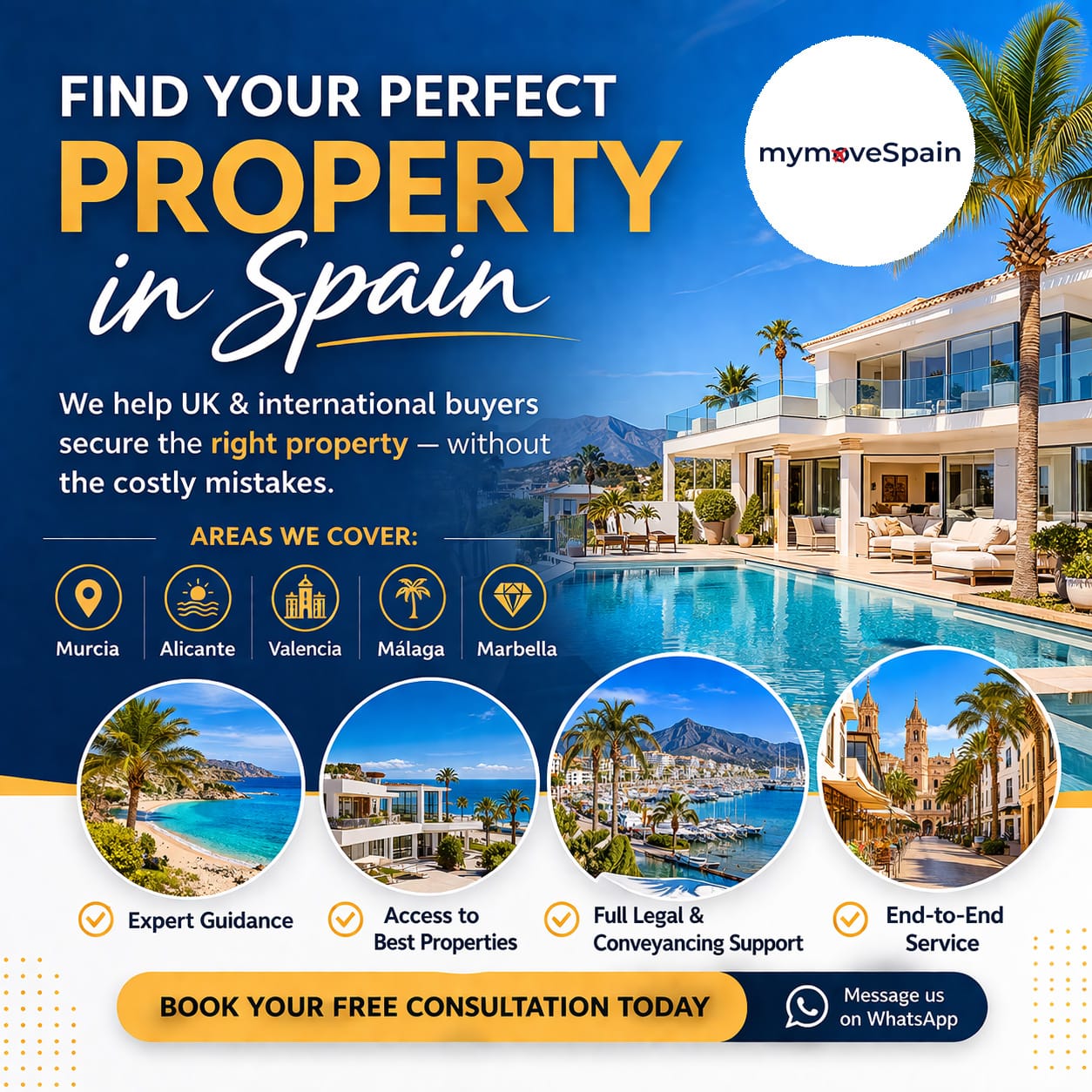 MyMoveSpain — Complete UK to Spain Relocation, Visa & Murcia Property Specialists